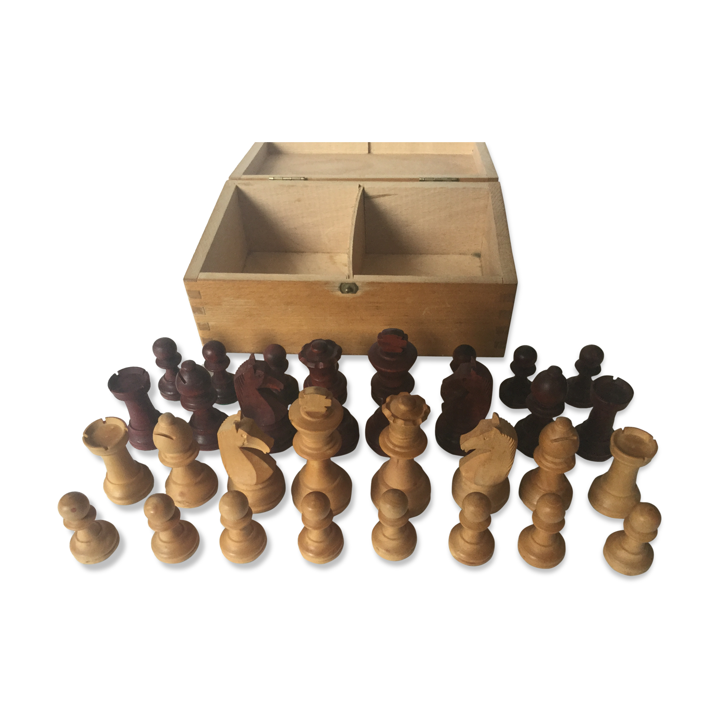 Wooden chess game