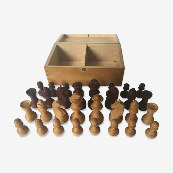 Wooden chess game