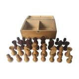Wooden chess game