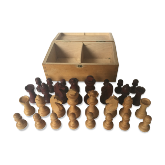 Wooden chess game