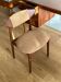 Vintage Scandinavian chair in terracotta boucle "Else"