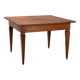Antique Directoire table in walnut and cherry, Italy, 19th century.