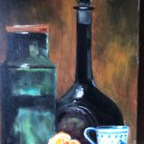 Nature morte à l'orange