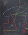 Joan miro: bird in the night - original signed stencil