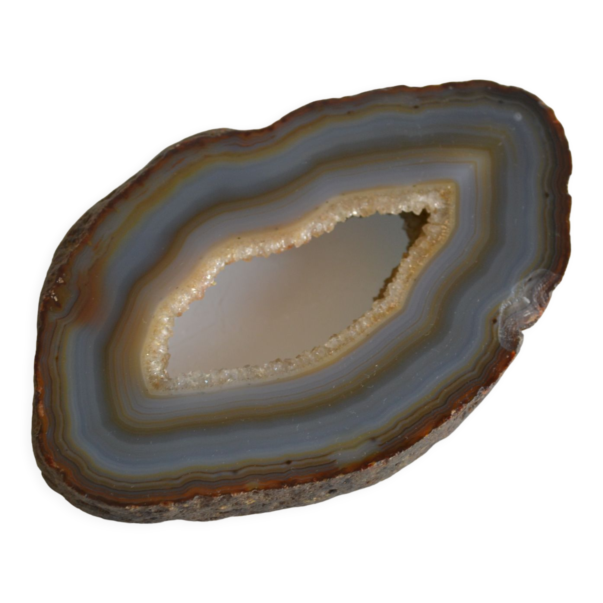 Agate paperweight