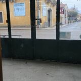 Antique wooden mirror