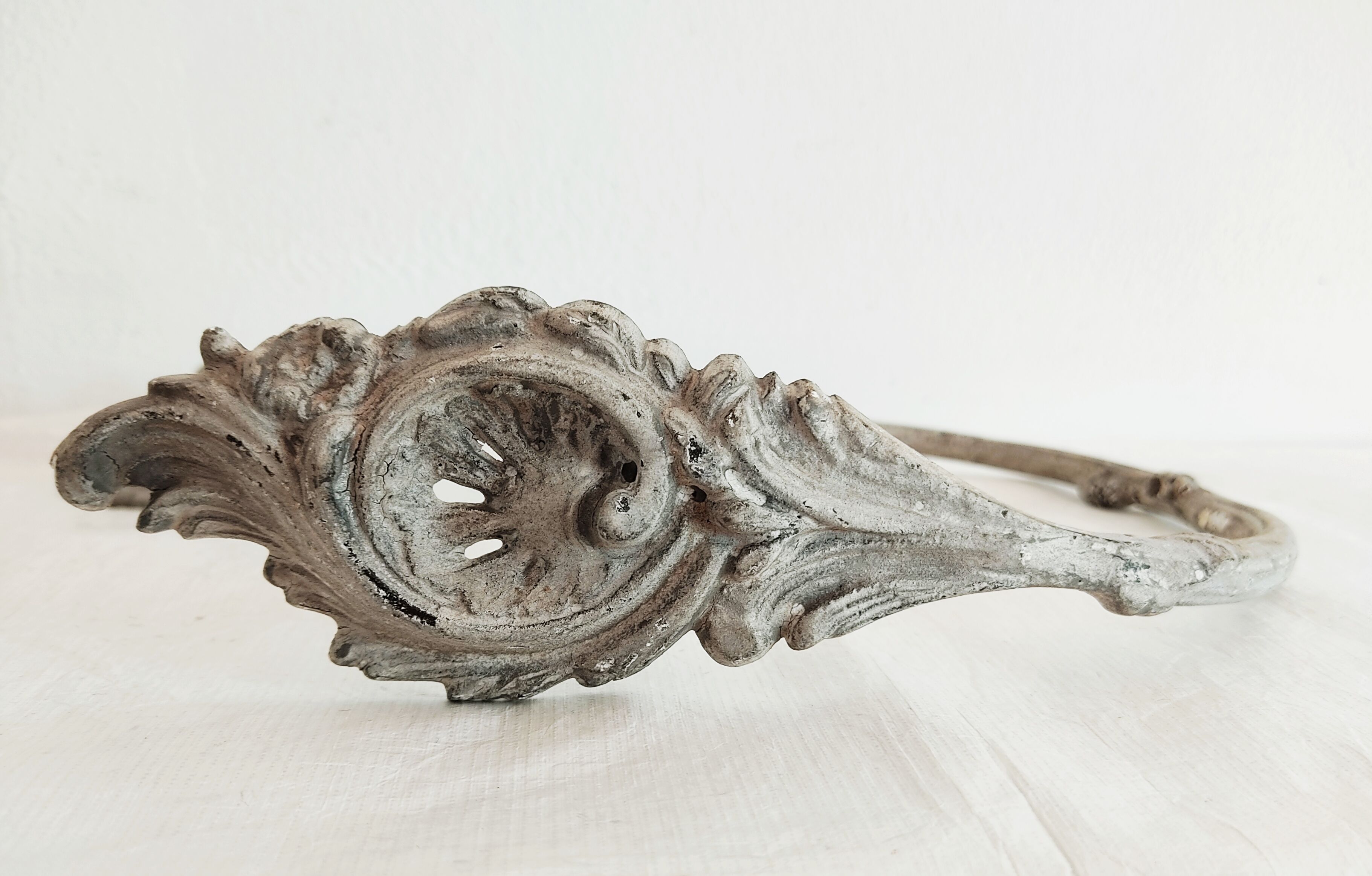 Pair of door-kisses of old curtains