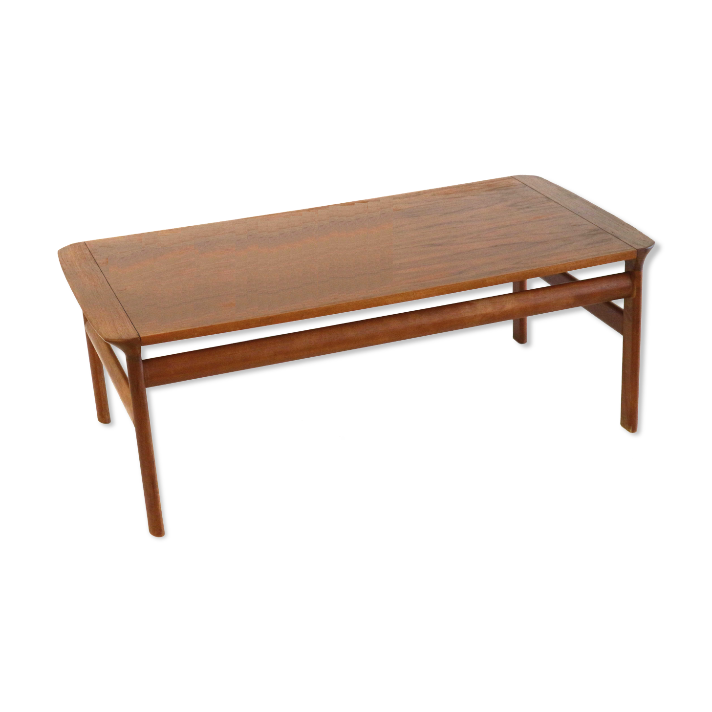 Vintage teak coffee table made in the 1960s