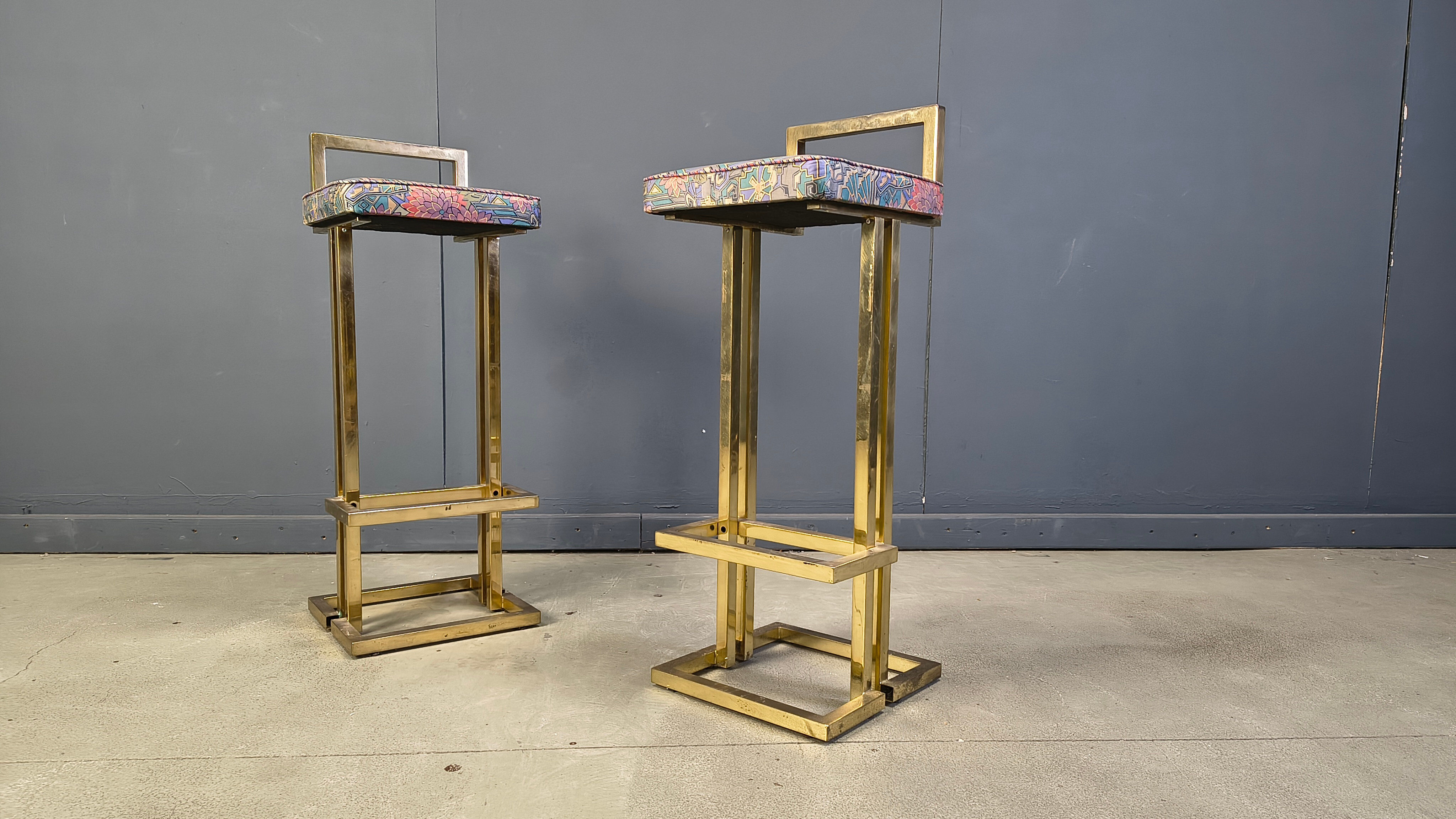 Tabourets de bar Belgochrom, ensemble de 2, années 1970