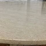 Jean Charles travertine dining table for Roche Bobois 1970s