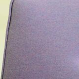 Vintage armchair in lavender wool and oak.