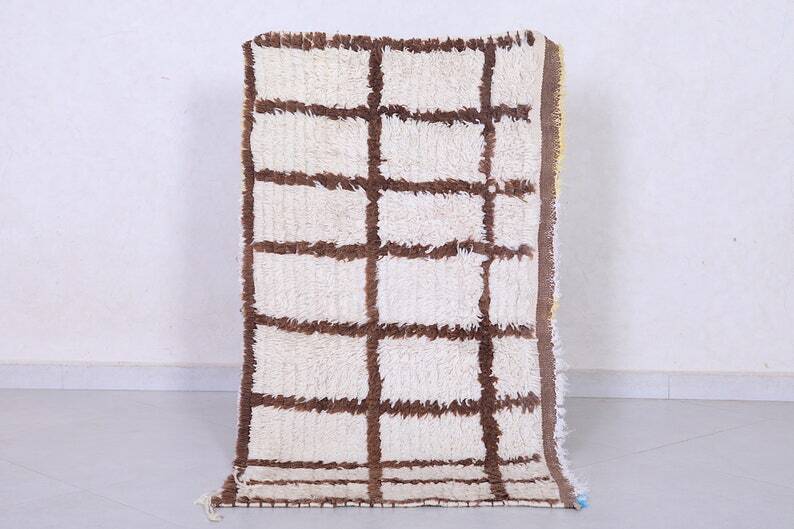 Moroccan checkered rug 150/250cm