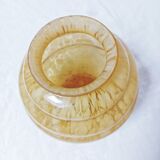 Vase rond en verre de Clichy