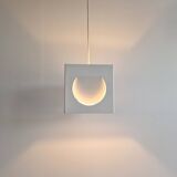 White metal pendant lamp by Shogo Suzuki for Orno, Finland 1960's