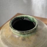Small glazed ceramic vase