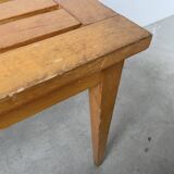 1950s oak luggage rack