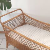 Rattan cot
