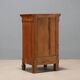 Antique walnut and walnut burl bedside table, Italy, 19th century.