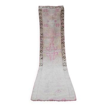 Tapis de couloir turc vintage