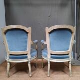 Pair of armchairs Louis XVI