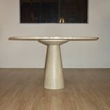 Italian Travertine Dining Table 1970s