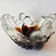 Midcentury Pertti Santalahti Glass Bowl, Humppila, Finland, 1960s