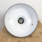 Industrial Green Enamel Factory Pendant Lamp, 1960s