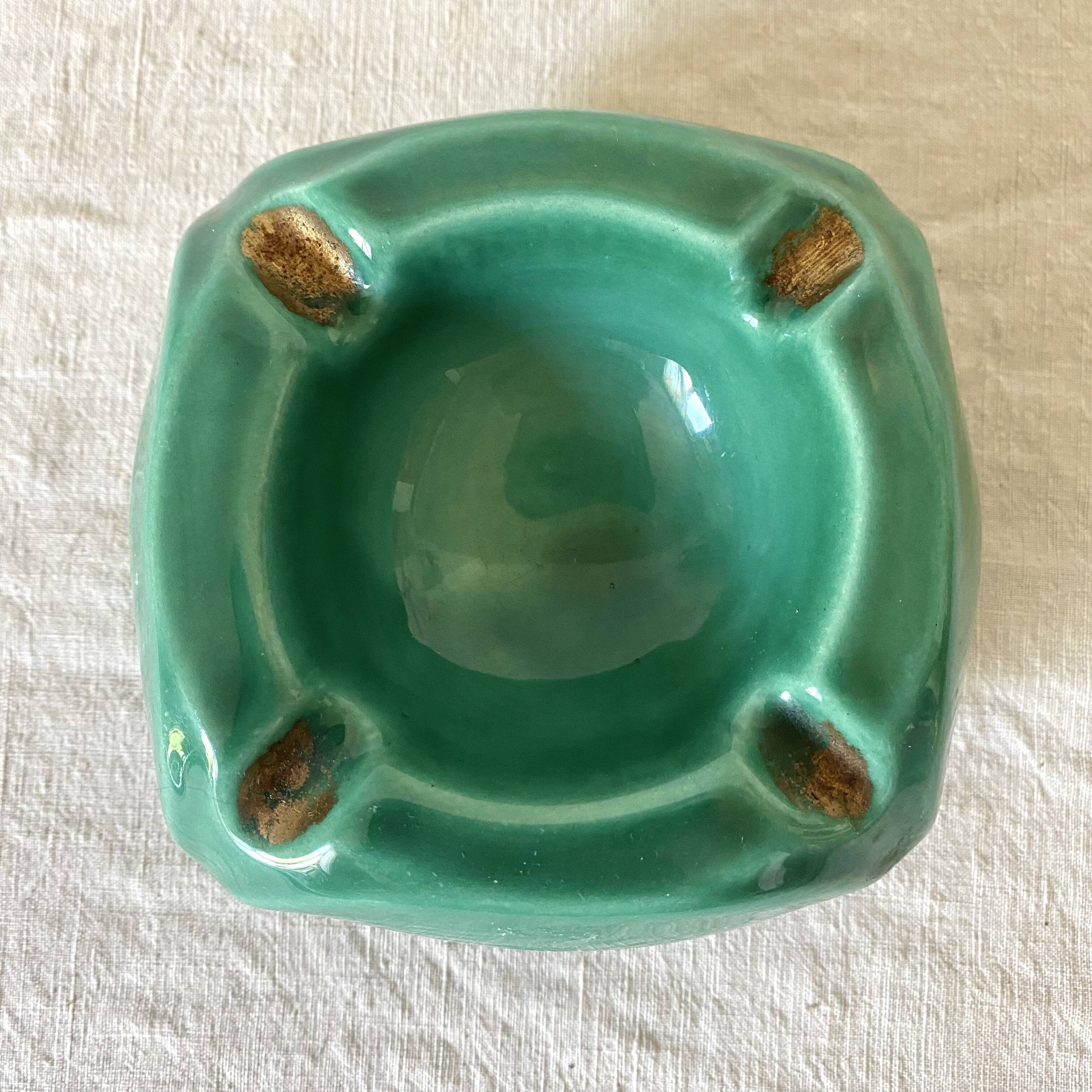 CAB ceramic ashtray