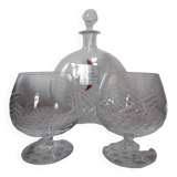 Hartzviller crystal cognac service