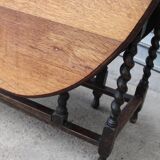 oval folding table