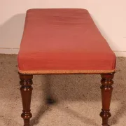 banquette en acajou du 19° siècle - Angleterre