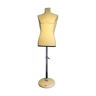 Mannequin in cream-colored lacquered resin, chromed metal stem signed General Komet, Italy, 1970s.