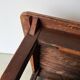 Antique draper's workbench / haberdashery table in solid wood from the early 20th century.