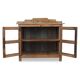 Solid wood glazed sideboard