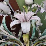 Vintage metal flower chandelier