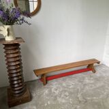 Scandinavian oak bench