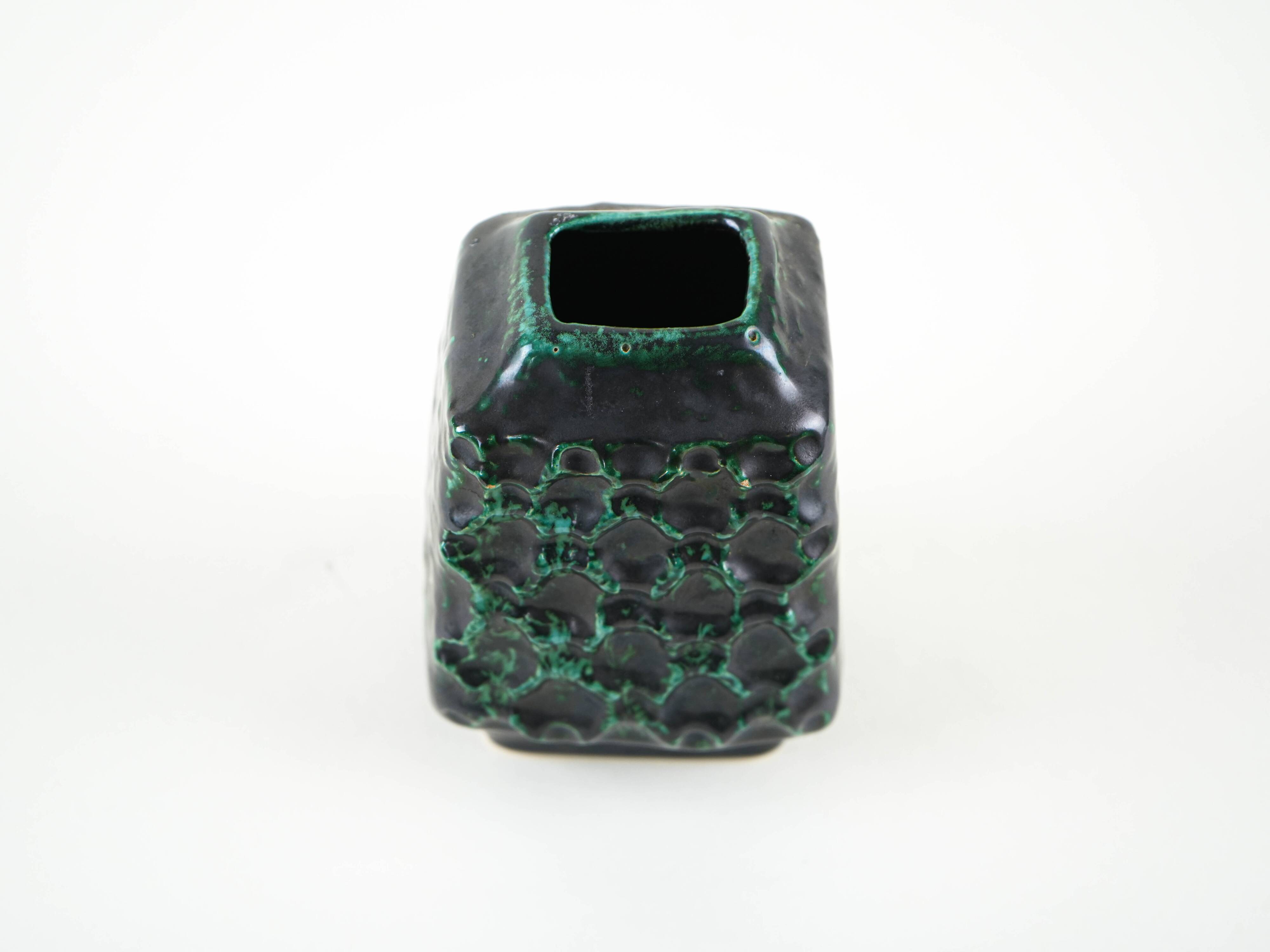 Ceramic vase, German design, 1970s, made in West Germany