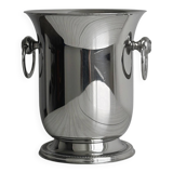 Antique silver-plated metal champagne bucket