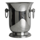 Antique silver-plated metal champagne bucket