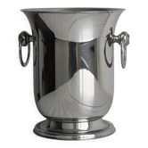 Antique silver-plated metal champagne bucket