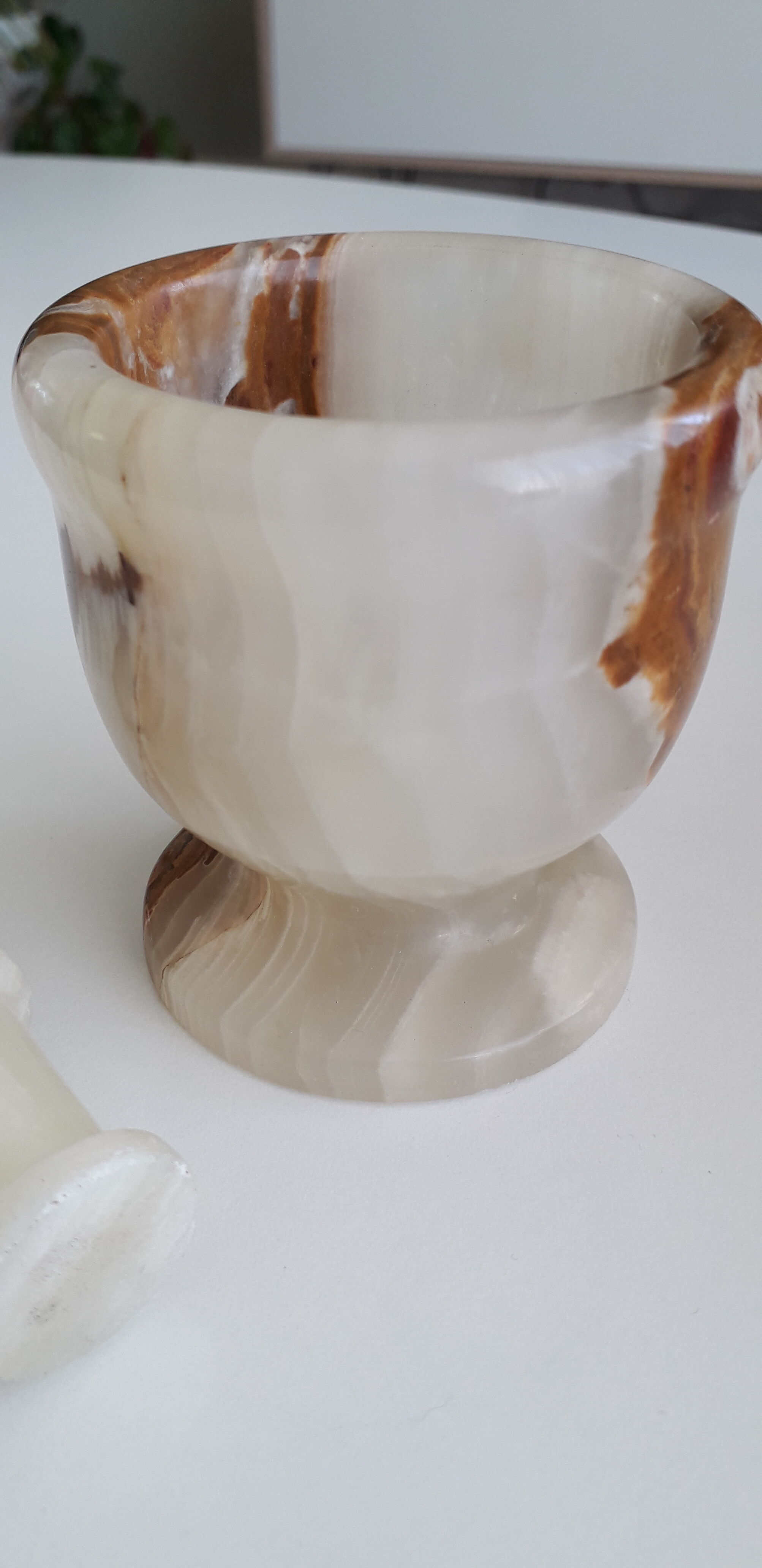 Onyx pestle and mortar