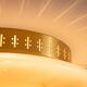 Rosdala Glasbruk decorated ceiling lamp