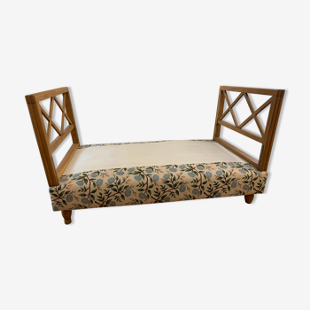 Bench sofa bed child vintage bohemian retro wood