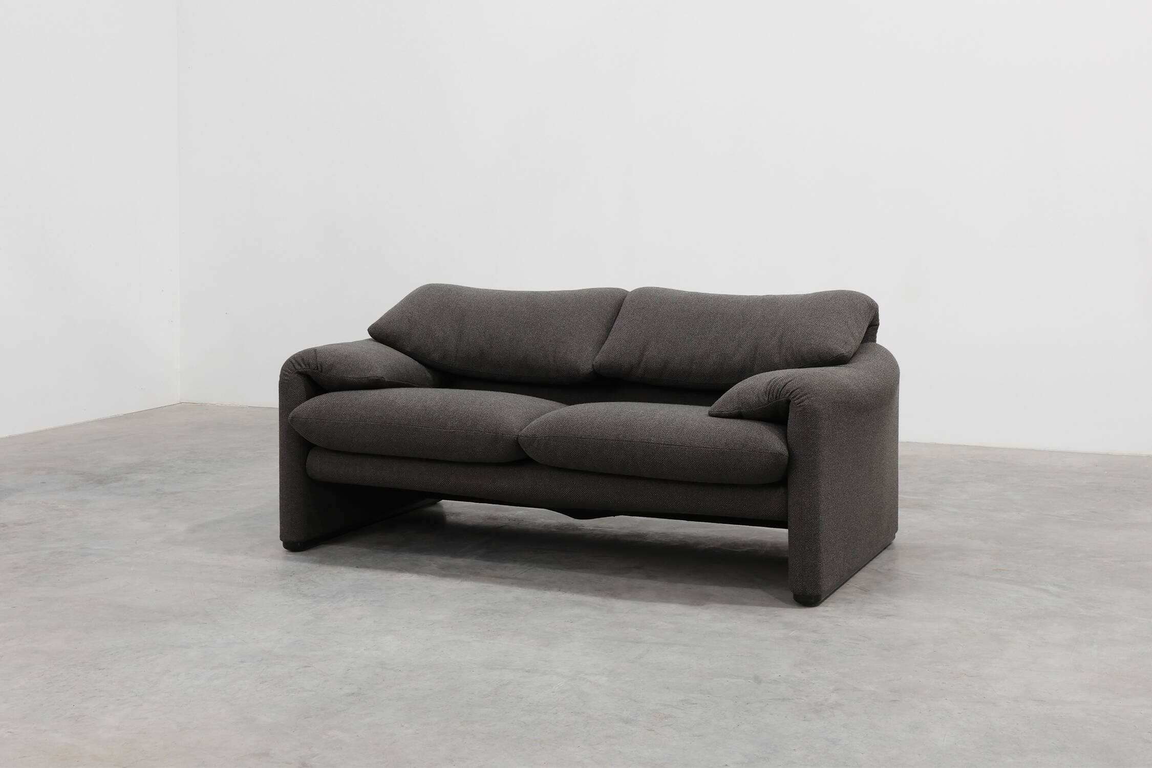 Cassina Two‑Seat Sofa by Vico Magistretti, Italy, 1990