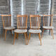 Série de 6 chaises scandinave 1960