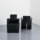 Pair of armchairs J. Lang, Philippe Starck, Driade 1987