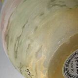 Acidulated art glass vase signed Galiano vintage 80s