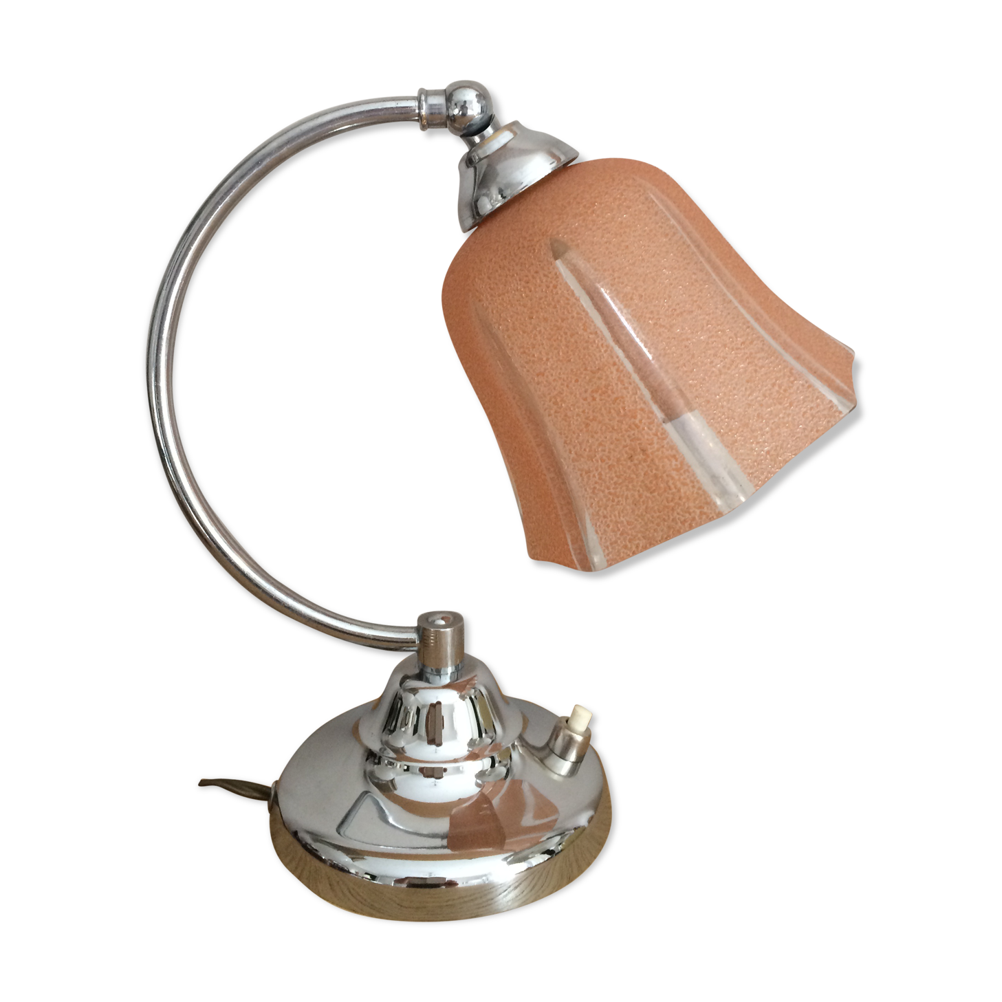 Bedside lamp art deco from the 40s-50s