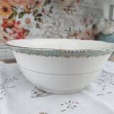 Longwy France earthenware salad bowl, Trianon model
