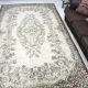 Beige & Brown Turkish Handmade Wool Rug sku 2257.